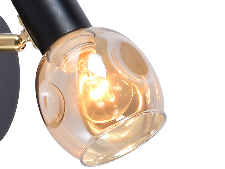 Светильник бра 05961-0.8-01 BK+AB      ELEKTRA