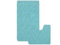 Набор ковриков для ванной CLASSIC 50X80+40X50 CLT202017-TURQUOISE-164   BANYOLIN HALI