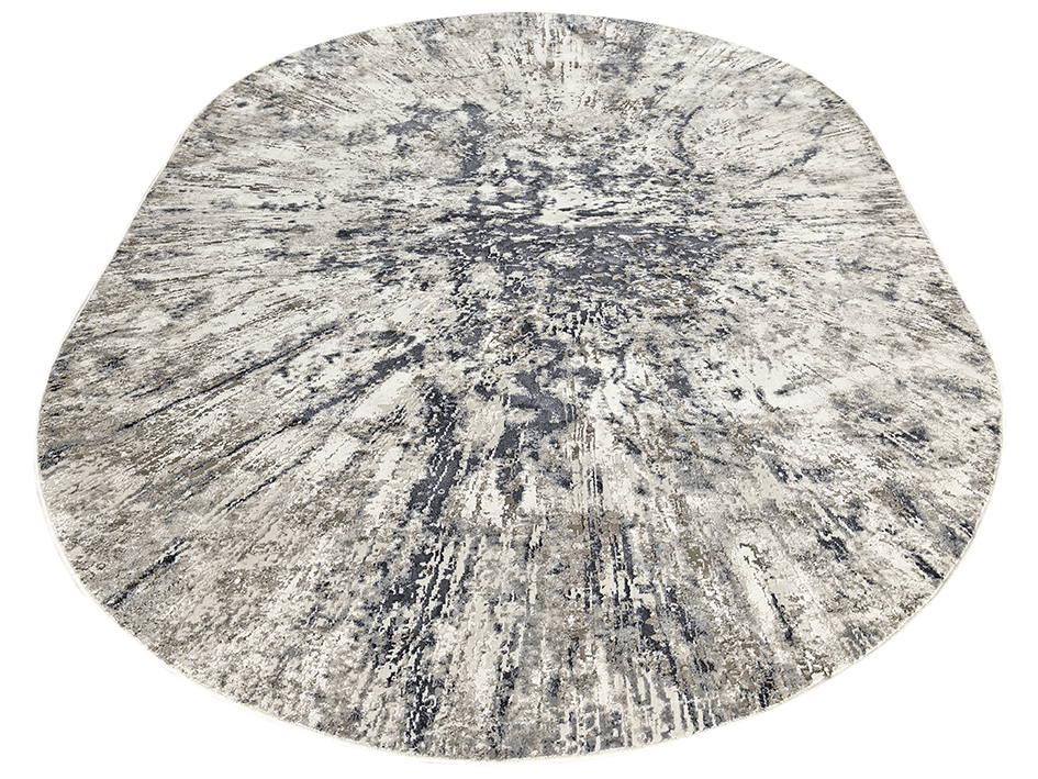 Ковер HERMES 160X230 11445O BEIGE ANTRASIT ОВАЛ   PREMIER HALI