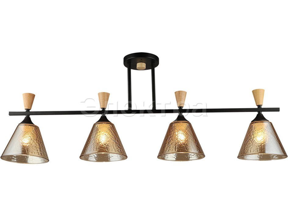 Светильник 04864-0.3-04 BK+WOOD      ELEKTRA  