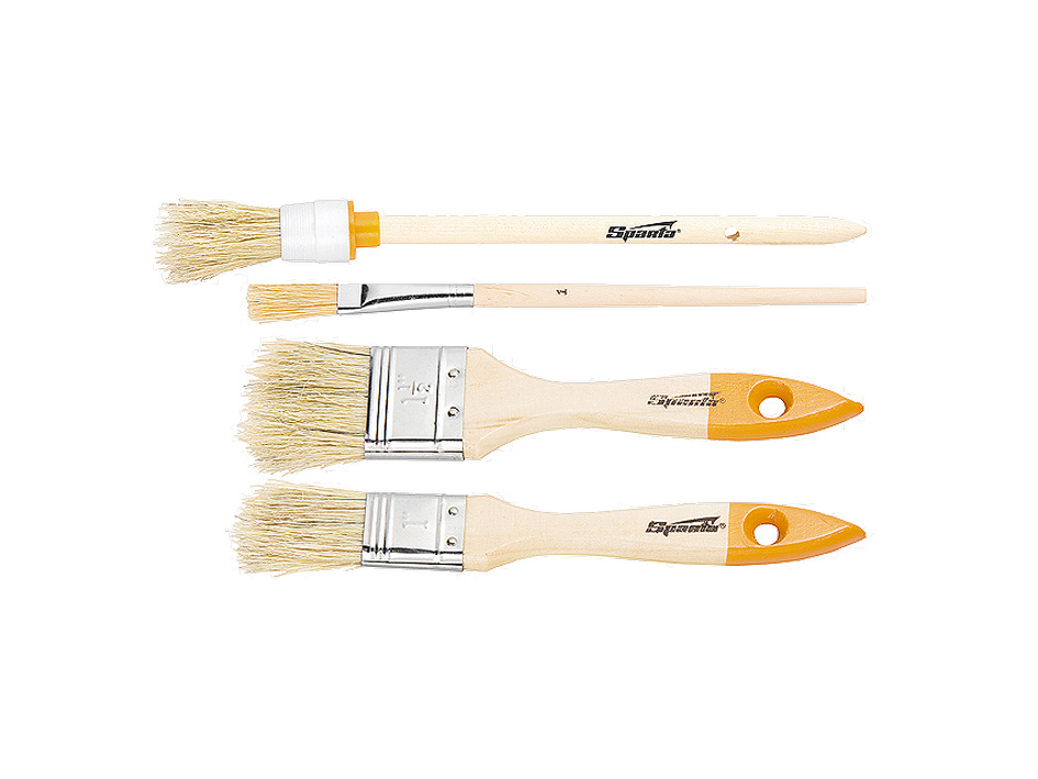 Набор кистей 4шт плоские 3/4,1/5,1,2 SPARTA