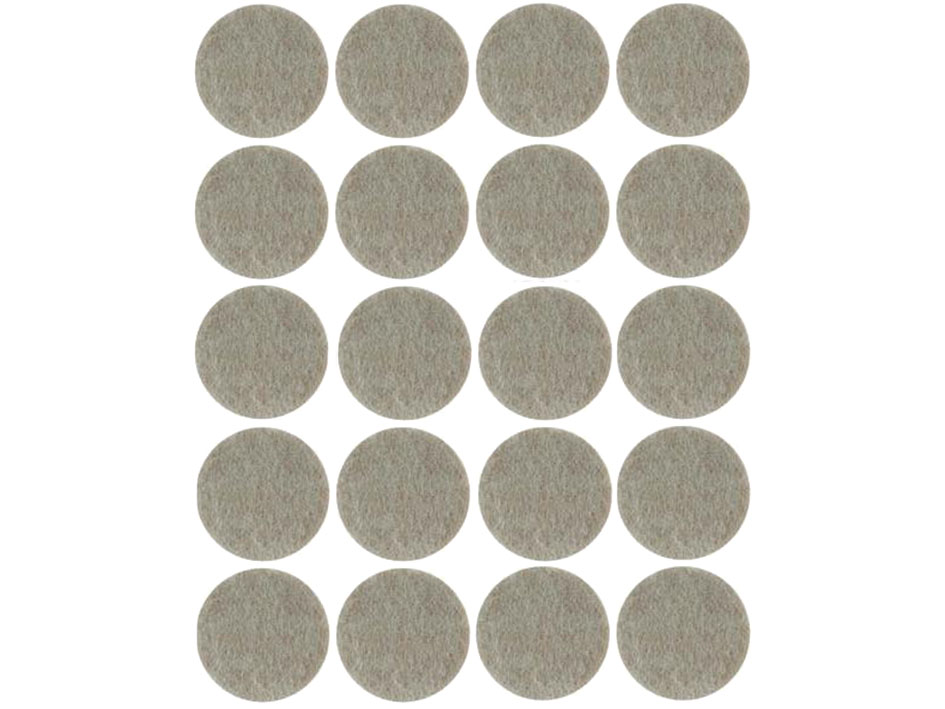 Подкладки под мебель 20 шт 17 мм войлок самоклеющиеся   FIT