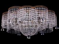 Люстра Лотос ЗОЛОТО      ХРУСТАЛЬНОЕ НЕБО