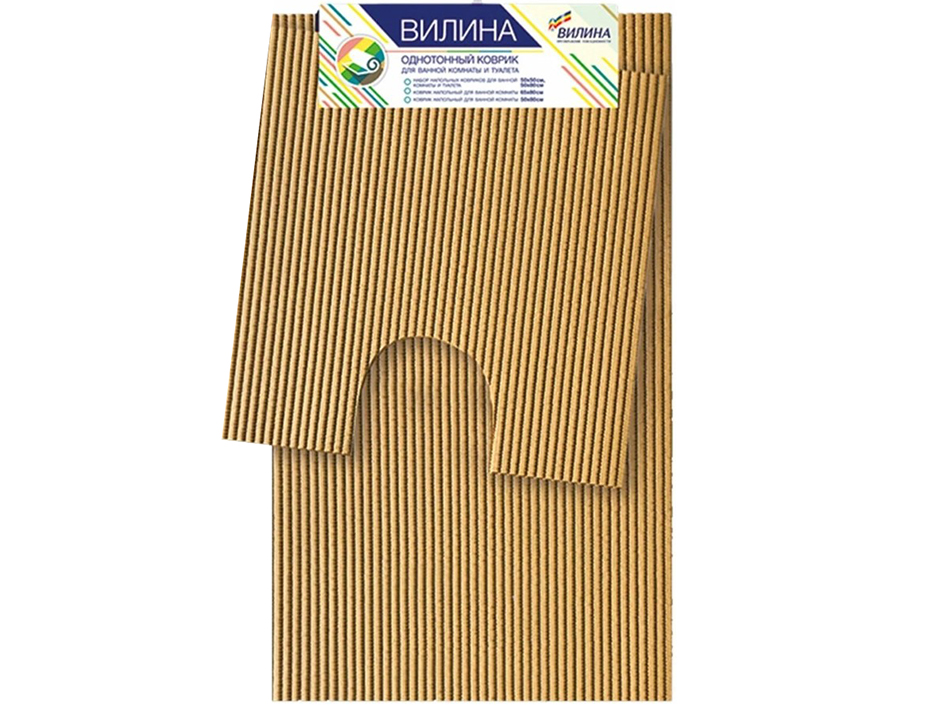 Набор ковриков для ванной из ПВХ 50х80см и 50х50см МИКС (15)