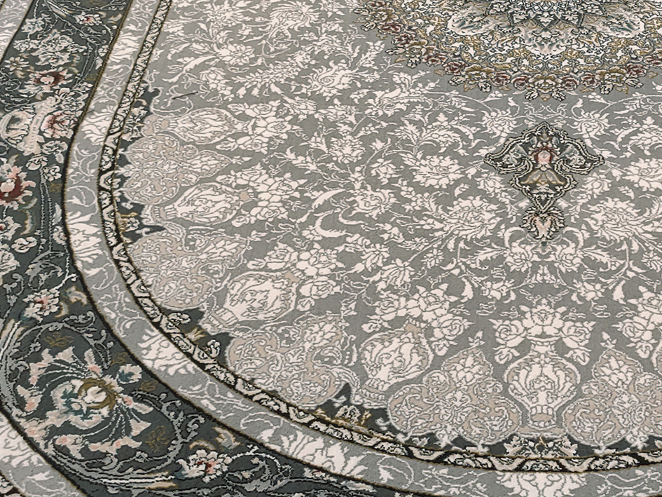 Ковер BARZIN 200X300 PARDIS GRAY ОВАЛ NEW   FARRAHI