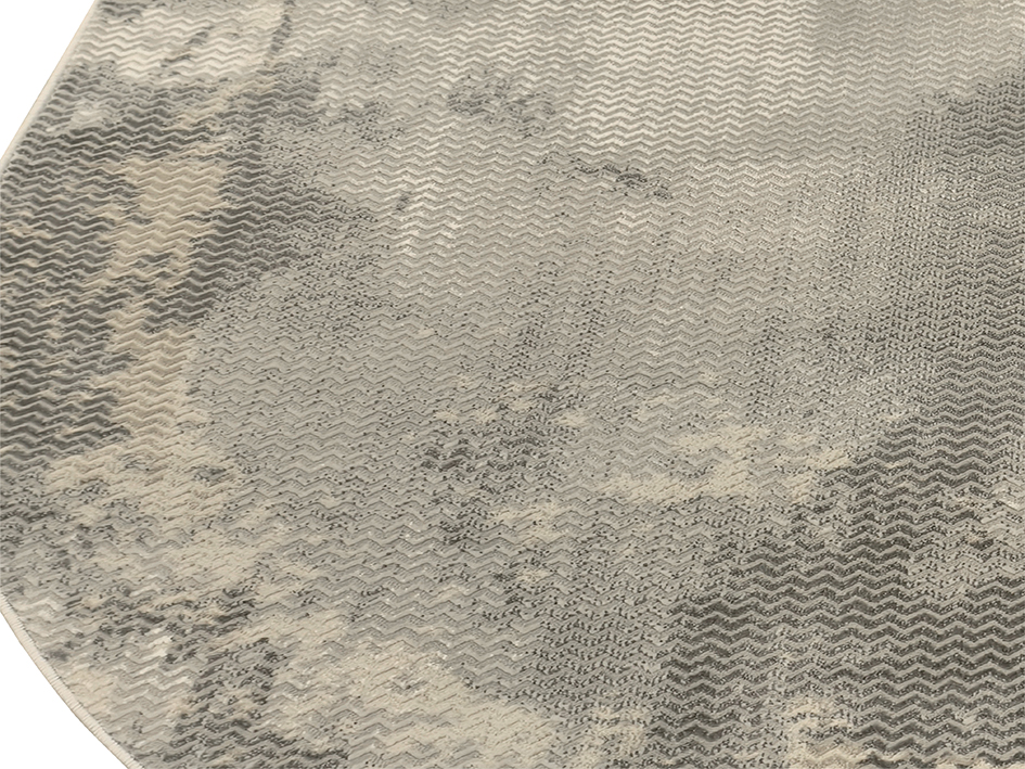 Ковер ELEGANT 160X230 EL100 CREAM SILVER ОВАЛ  FDS OZ KAPLAN 