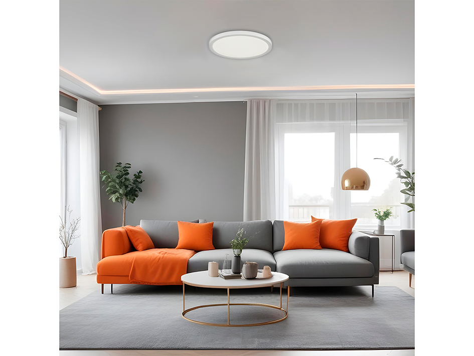 Светильник 7754/12L LED 12W 3000-6500K датчик движения NEBULA WHITE (0048347)   СОНЕКС