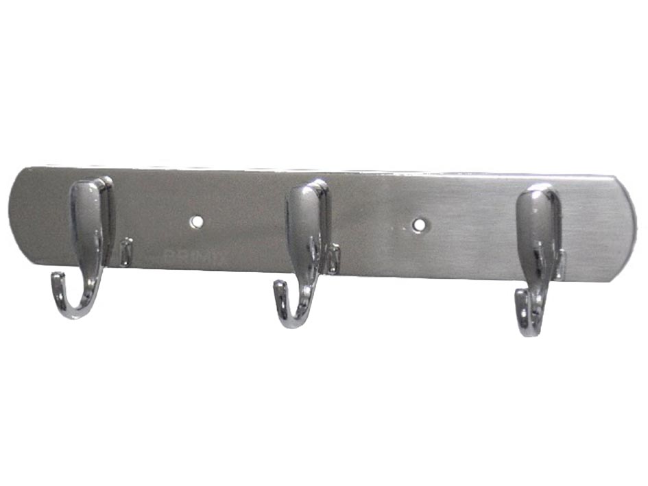 Крючок для полотенца на планке 3шт нерж.хром 573 BRIMIX  САНАКС  нез