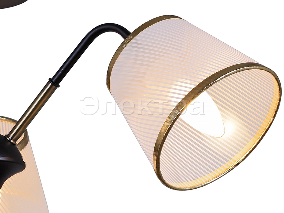 Светильник IL 0344-3CSQ-29 BK AB     ELEKTRA