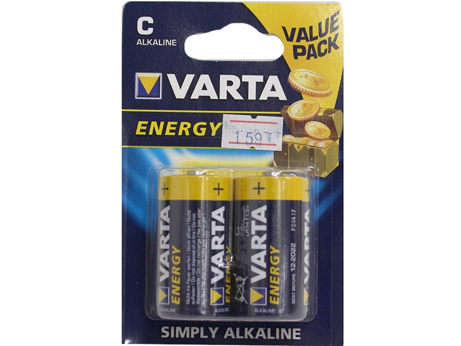Эл.питания LR14 VARTA 4114 2шт ENERGY   Эл.питания LR14 VARTA 4114 2шт ENERGY