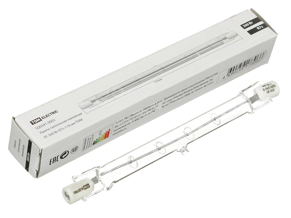 Лампа галогеновая J118 300 Вт 230V  TDM
