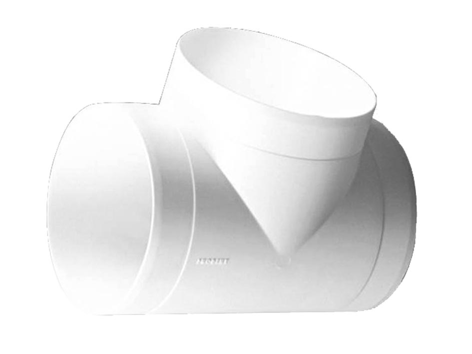 Тройник Т-образный D125 пластик