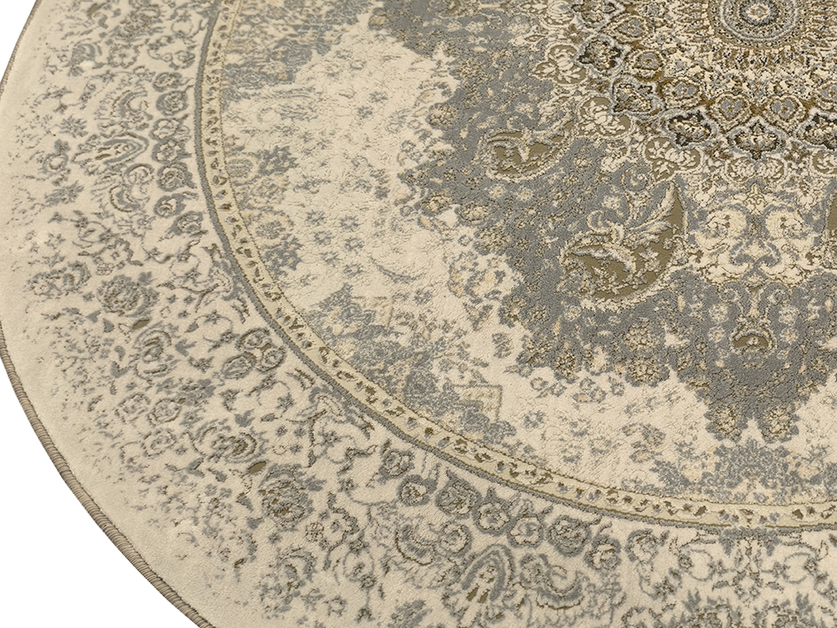 Ковер ELEGANCE LAVIN 200X200 LV030 CREAM КРУГ   FARRAHI