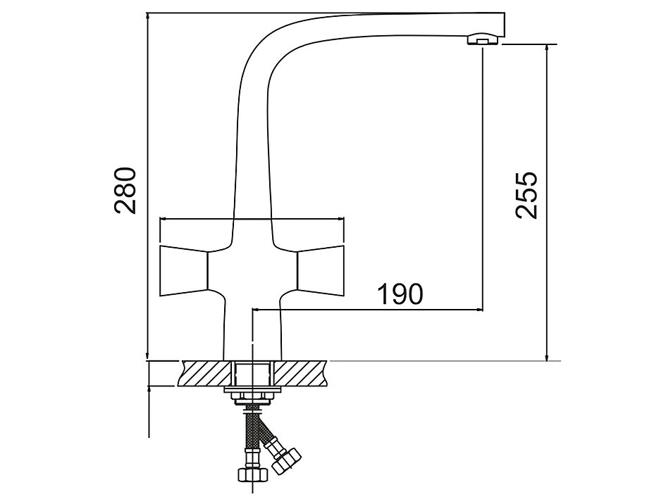 Смеситель для мойки G072310 Palma GOTA ROCIO  ARVAD GROUP
