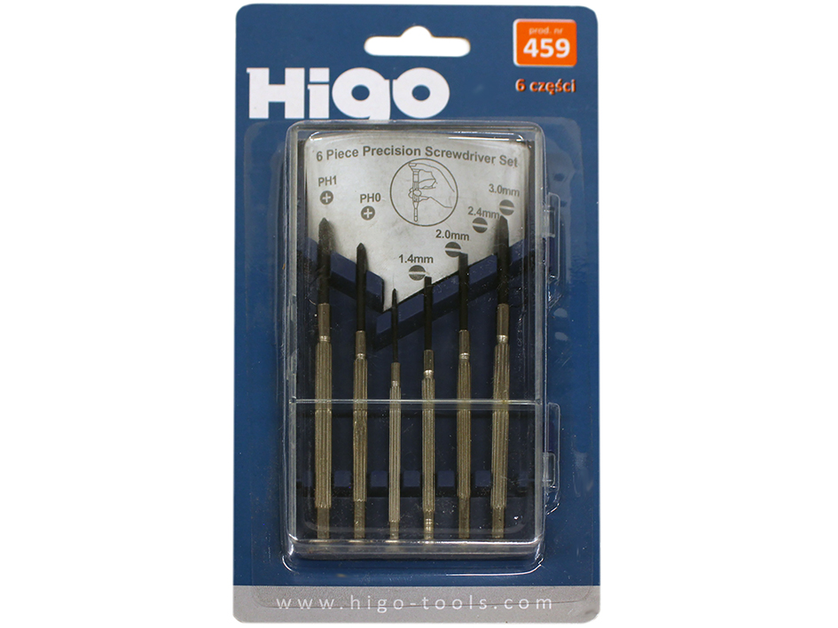 Набор отверток 6шт для часов 