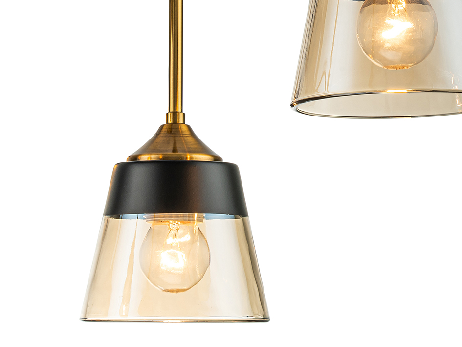 Cветильник 1147/6P BLACK/BRASS  ESCADA