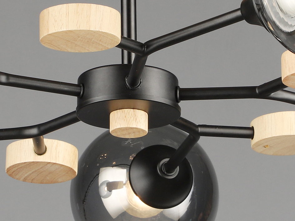 Светильник 06780-0.3-05 BK+WOOD      ELEKTRA