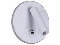 Светильник бра 86203-9.2-001KT LED12W+USB WT     ELEKTRA   
