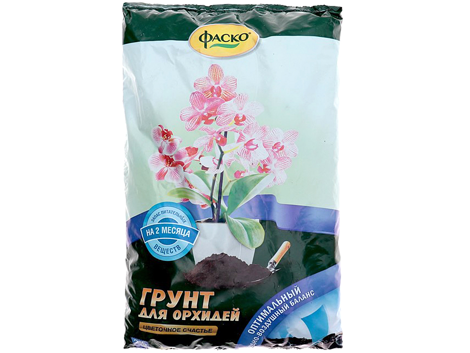 Почвогрунт для орхидей 2.5л Фаско спец.