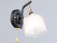 Светильник бра 06404-0.2-01 BK+FGD      ELEKTRA  