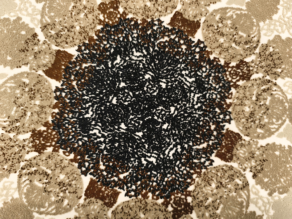 Ковер HASHT BEHESHT 120X120 SHIMA CREAM КРУГ    FARRAHI