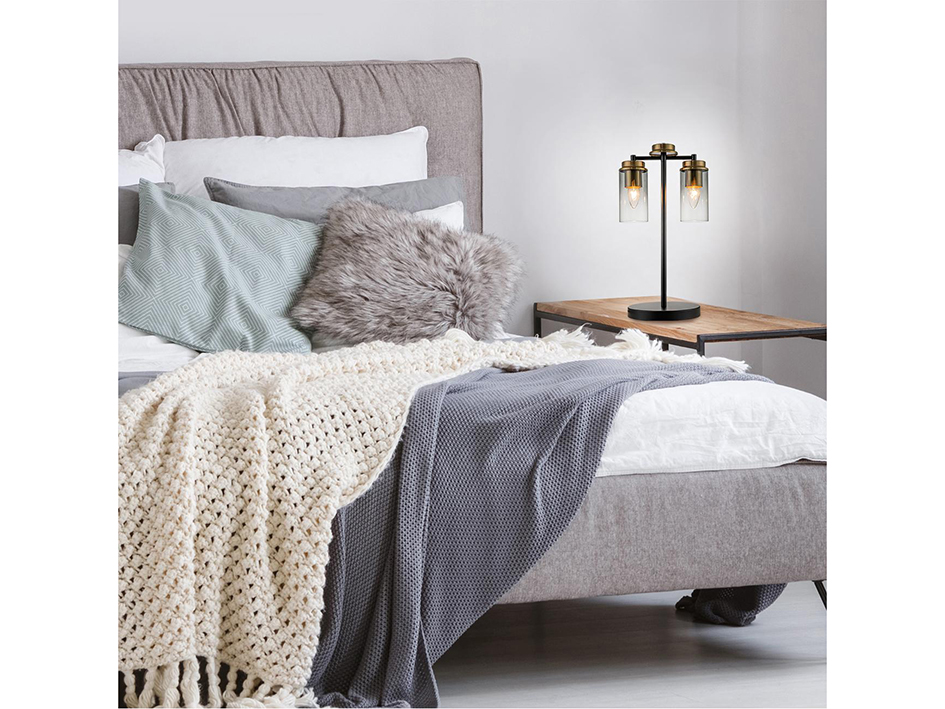Настольная лампа 2118/2 BLACK/BRASS ESCADA  50