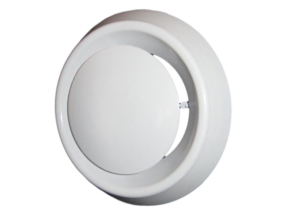 Диффузоры пластиковые 125 регул.с фланцем