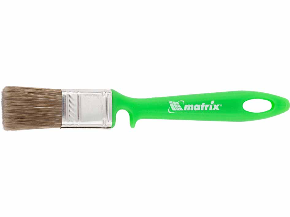 Кисть флейцевая 25*10мм РАБОТЫ ПО ДЕРЕВУ            MATRIX Color