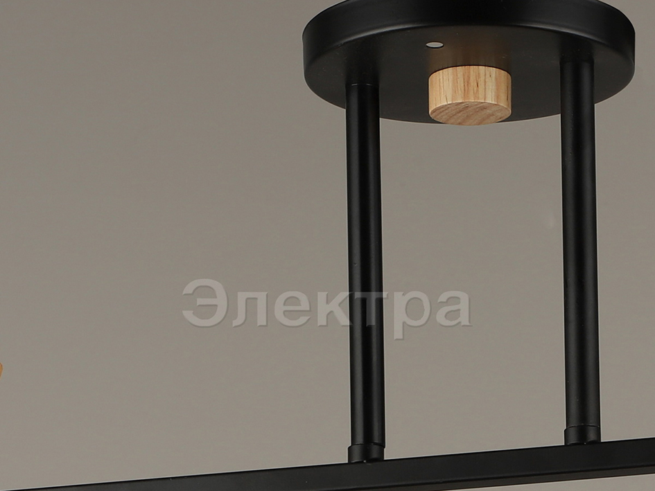 Светильник 04864-0.3-02 BK+WOOD      ELEKTRA  