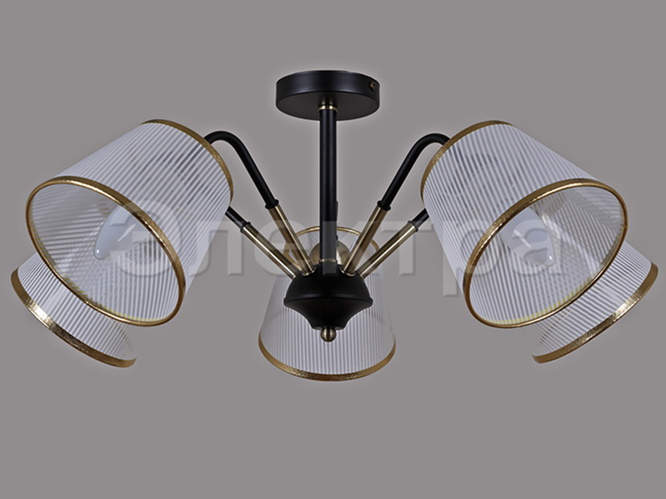 Светильник IL 0344-5CSQ-29 BK AB     ELEKTRA