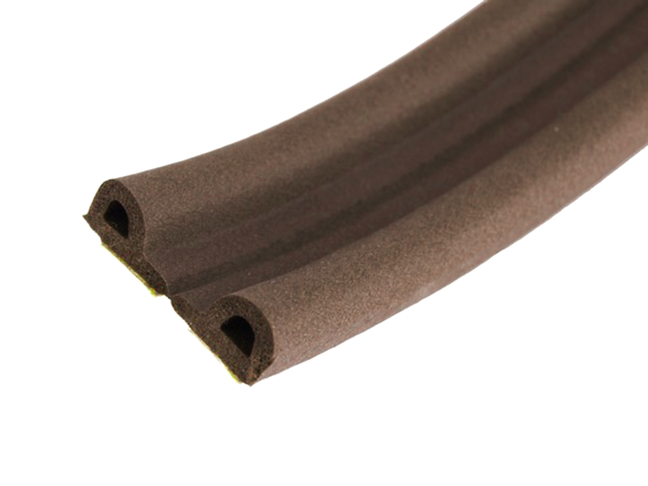 Уплотнитель профиль Р коричневый