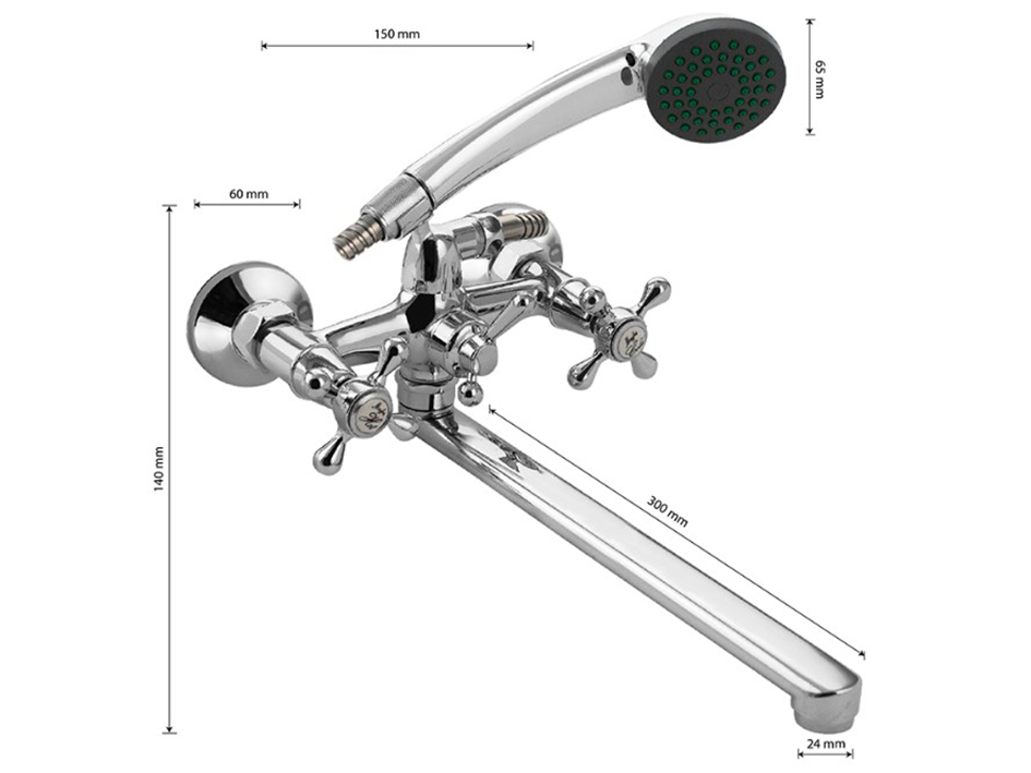 Смеситель для ванны 87141 MYFAIR  САНАКС 