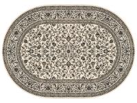 Ковер DAHLIA 200X290 2445A WHITE ANTHRACITE ОВАЛ  FDS OZ KAPLAN 