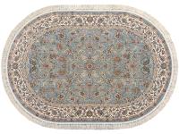 Ковер RAYAN 200X300 ASFSHAN SALTANATI WHITE CREAM ОВАЛ   FARRAHI