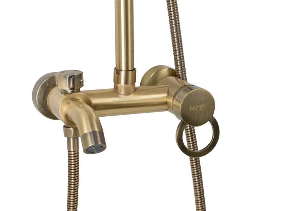 Душевая стойка с смесителем 3086 BRIMIX  САНАКС 
