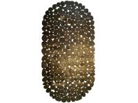 Коврик для ванны 36х69 см Лунный камень Античная латунь  (10)