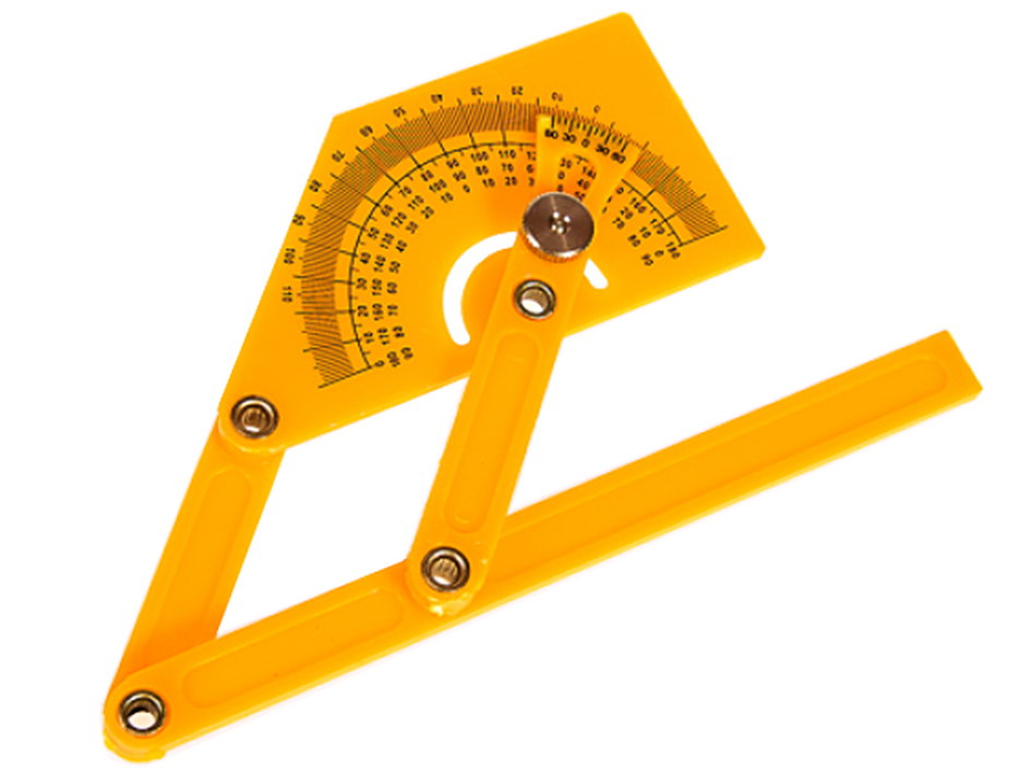 Угломер-квадрант 180гр пласт.90*155мм  FIT