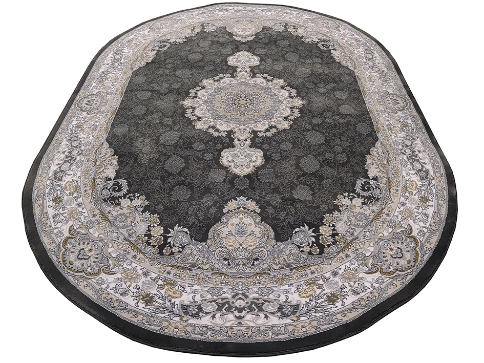 Ковер BARZIN 160X230 AVANG DARK GRAY LIGHT ОВАЛ NEW   FARRAHI