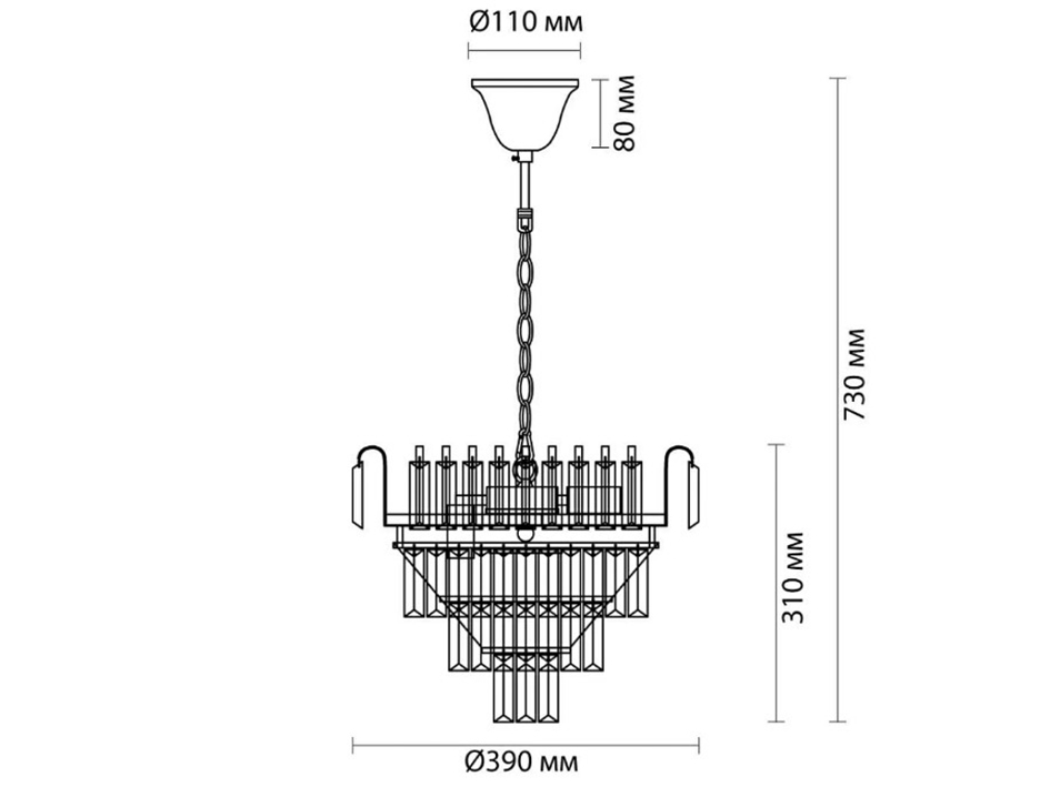 Светильник 5234/6 ZOLA (0044693)  СОНЕКС