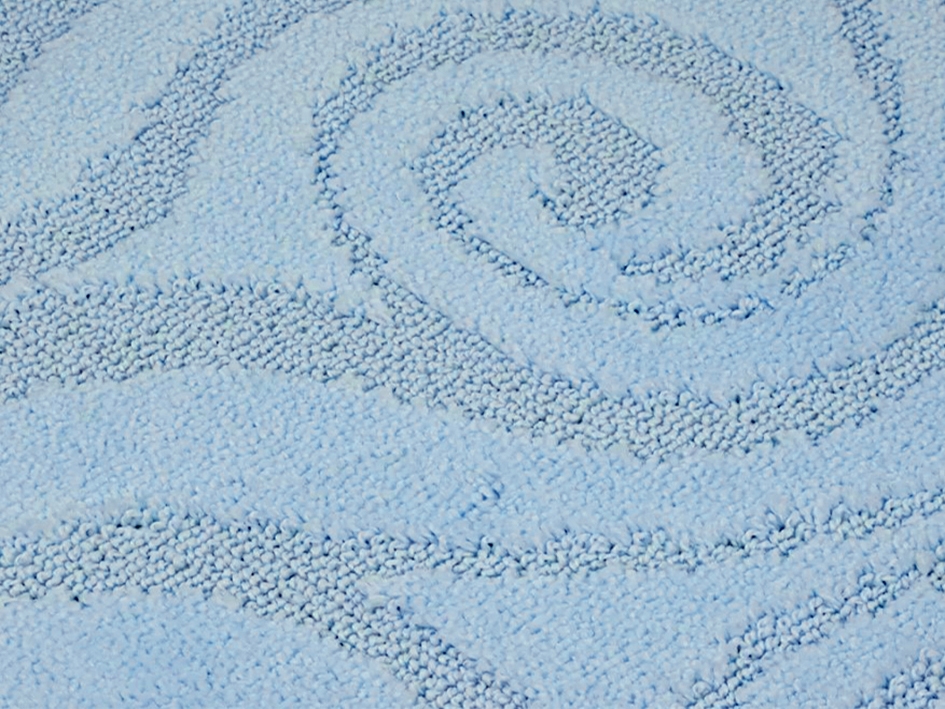 Набор ковриков для ванной CLASSIC 50X80+40X50 CLT202018-BABY BLUE-201   BANYOLIN HALI