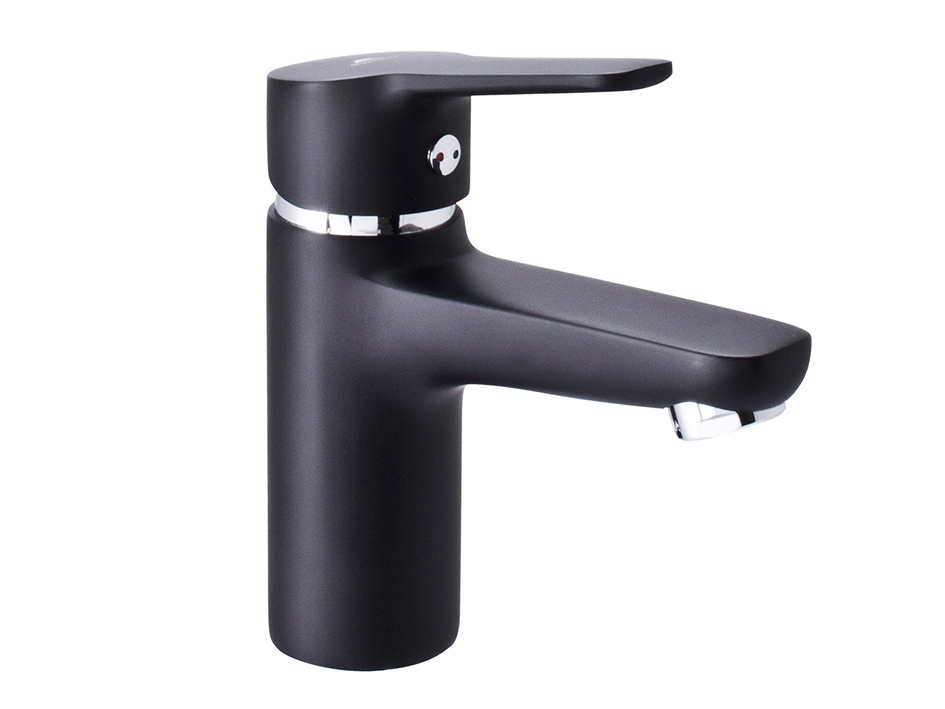 Смеситель для умывальника  UNO-18 (BK)  RUBINETA