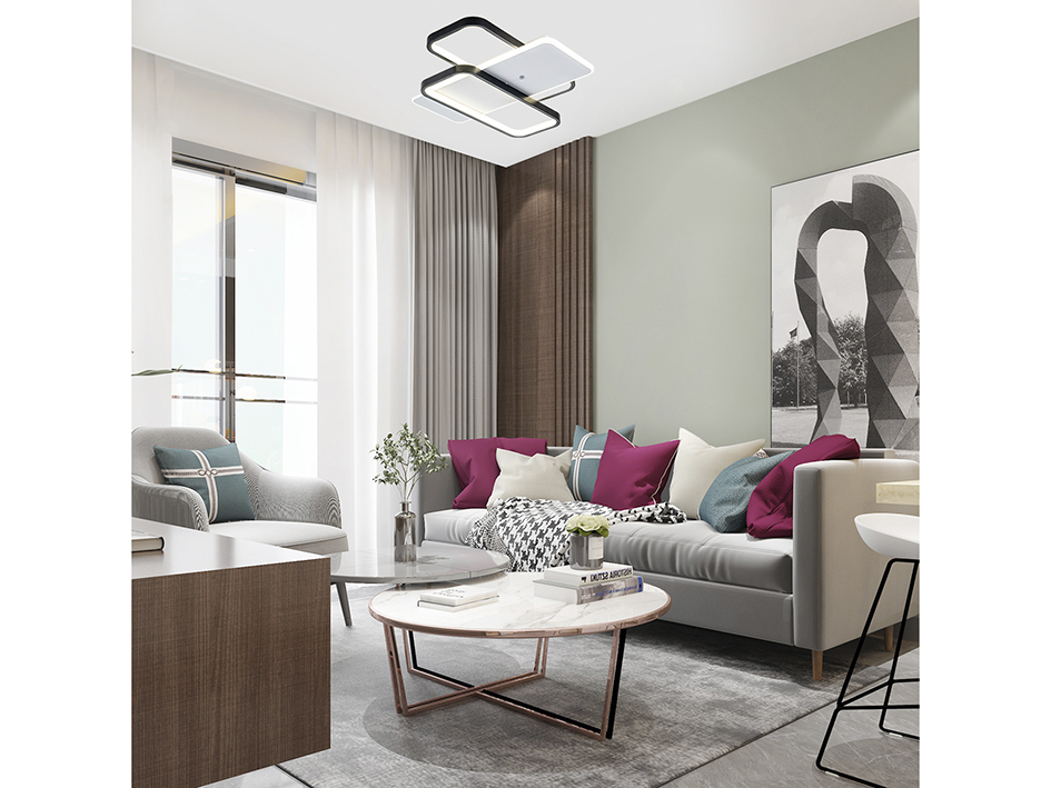 Cветильник 10215/S LED 85W WHITE/BLACK  ESCADA