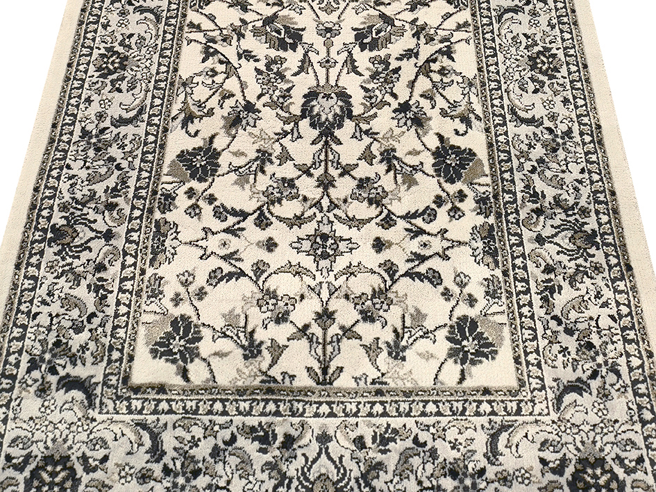 Ковер DAHLIA 100X300 2445A WHITE ANTHRACITE  FDS OZ KAPLAN 