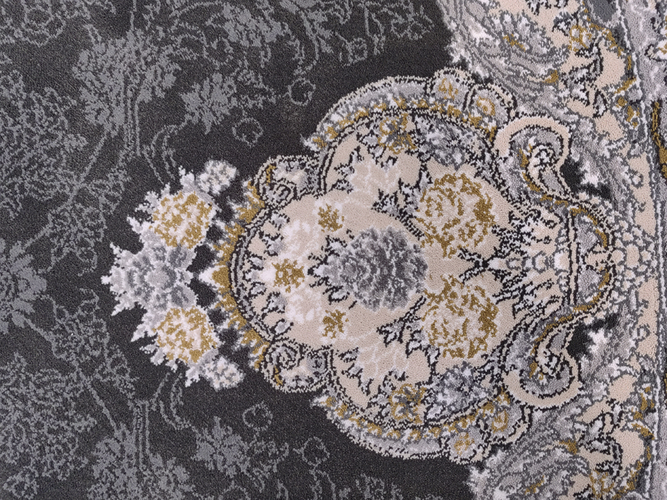 Ковер BARZIN 160X230 AVANG DARK GRAY LIGHT ОВАЛ NEW   FARRAHI