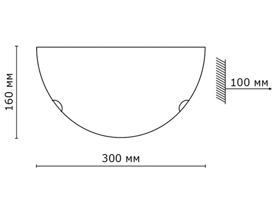 Светильник 033 300*160 ONDINA  СОНЕКС