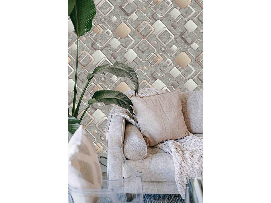 Обои 6275-9 РОМБЫ (12)  МОФ