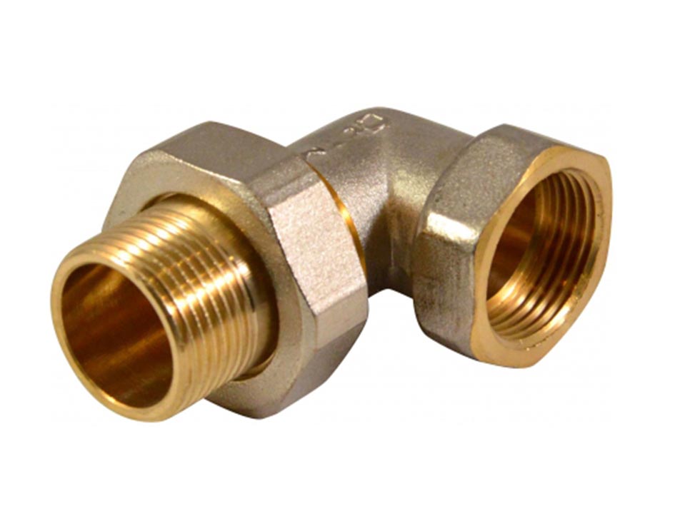 Соединитель 1/2 угловой г/ш  с накидной гайкой  СТМ     