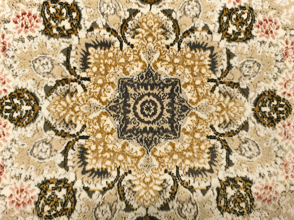Ковер ARMAN 150X225 POUYA BEIGE ОВАЛ   FARRAHI