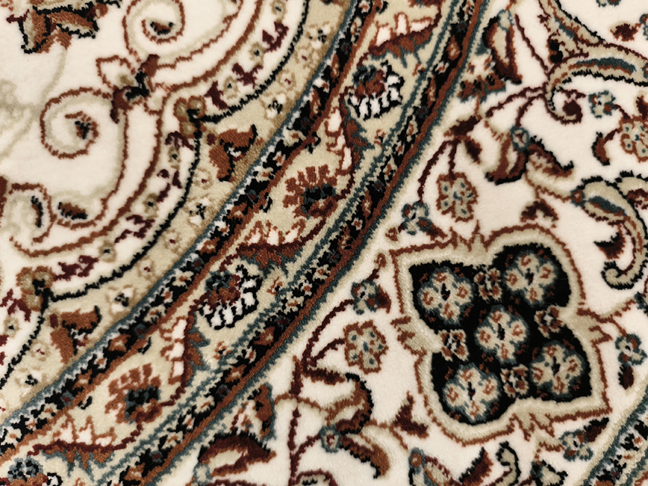 Ковер TAJMAHAL 200X290 TJ300 CREAM/CREAM ОВАЛ  FDS OZ KAPLAN 