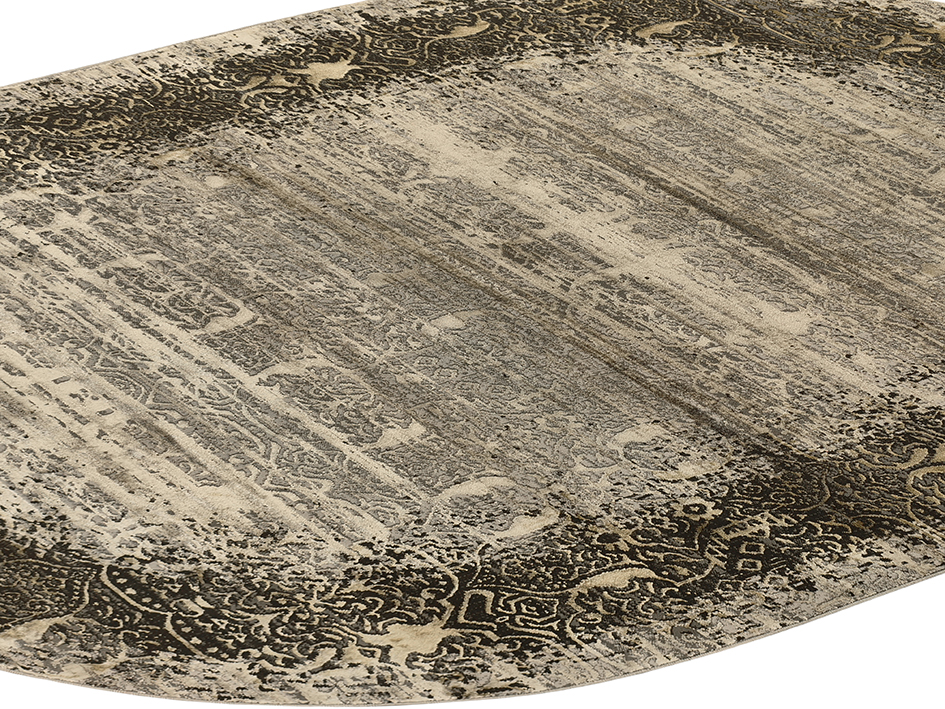 Ковер LISA 160X230 A5574A IVORY-MUSTARD ОВАЛ  FDS OZ KAPLAN 